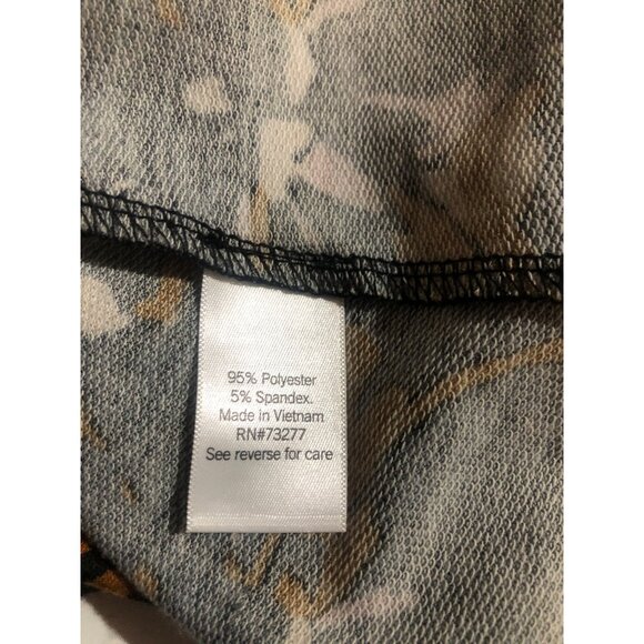 Nine West Dress Womens Size XL Floral Print V-Neck Comfy Short Sleeve - Picture 6 of 8